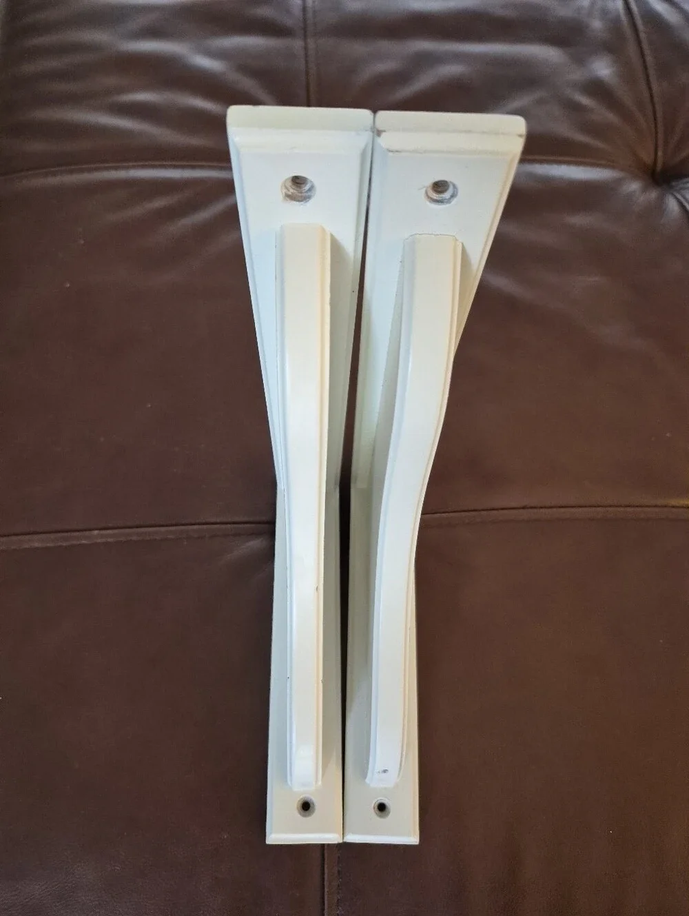 (2) IKEA Ekby Hensvik Wood Wall Bracket White